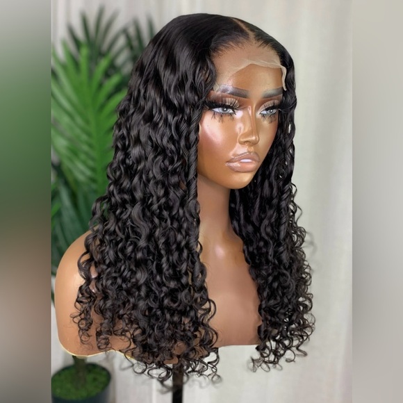 Premium virgin deep wave hair wig - Picture 5 of 10